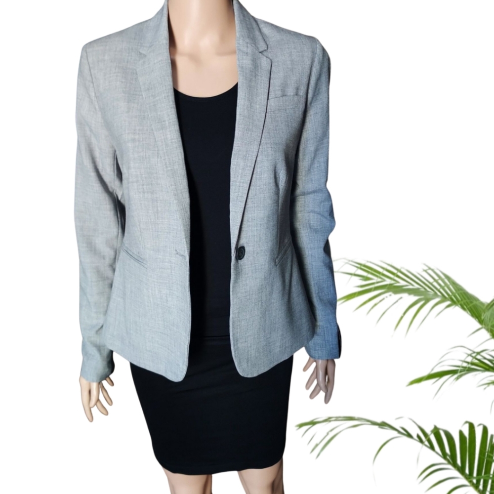 Banana Republic women's one button Gray Blazer XS (0-2)
